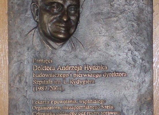 20 rocznica śmierci dr Andrzeja Hydzika, Dyrektora Szpitala Rydygiera