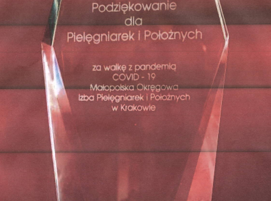 Pielęgniarki z Rydygiera nagrodzone