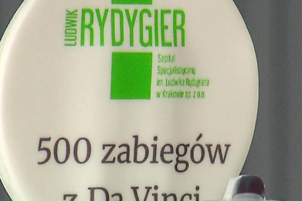 Rydygier ma na koncie już 500 operacji robotycznych!