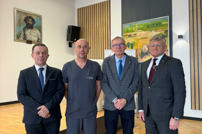 Podziękowanie dla Ryszarda Nowaka, Ordynatora Oddziału Neurologii